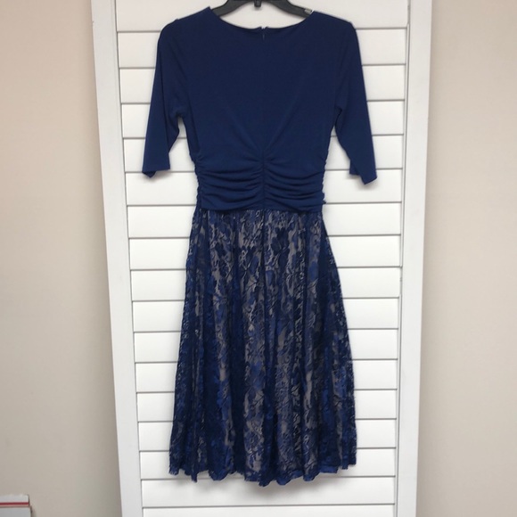 Women’s Sangria royal blue dress size 6 - Picture 5 of 5